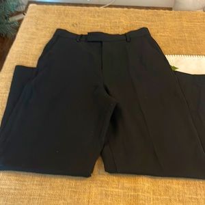 BLACK WIDE LEG DRESS PANT